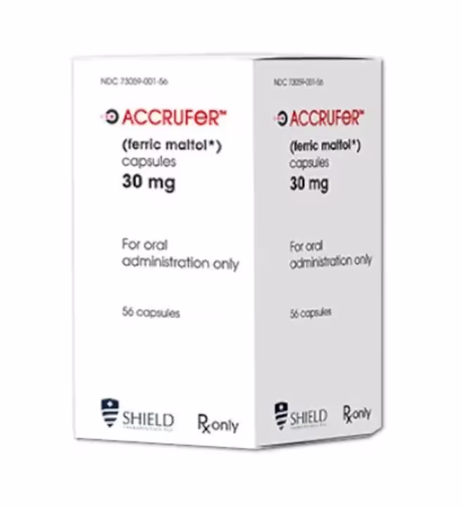 ACCRUFER (FERRIC MALTOL)