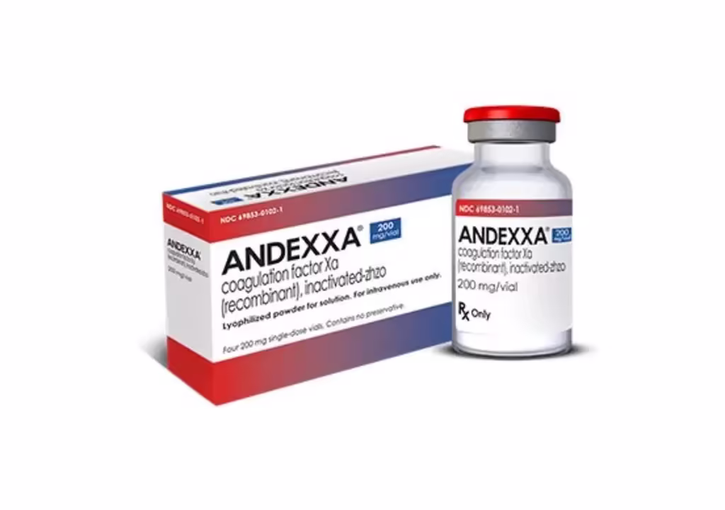 ANDEXXA (COAGULATION FACTOR XA (RECOMBINANT), INACTIVATED-ZHZO)