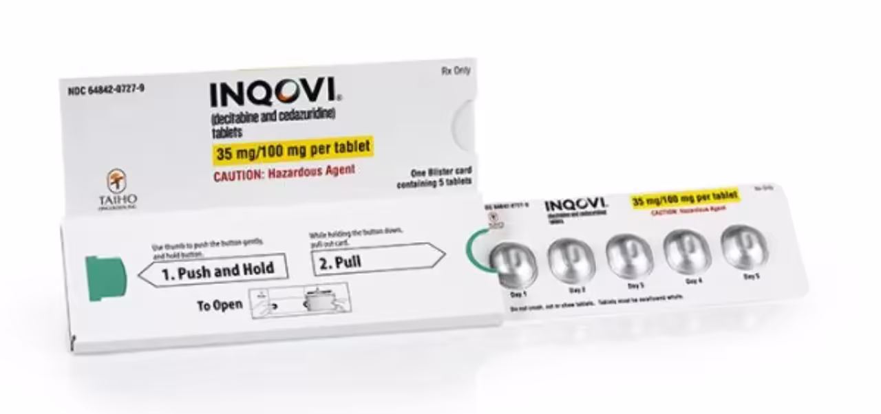 INQOVI (DECITABINE AND CEDAZURIDINE)