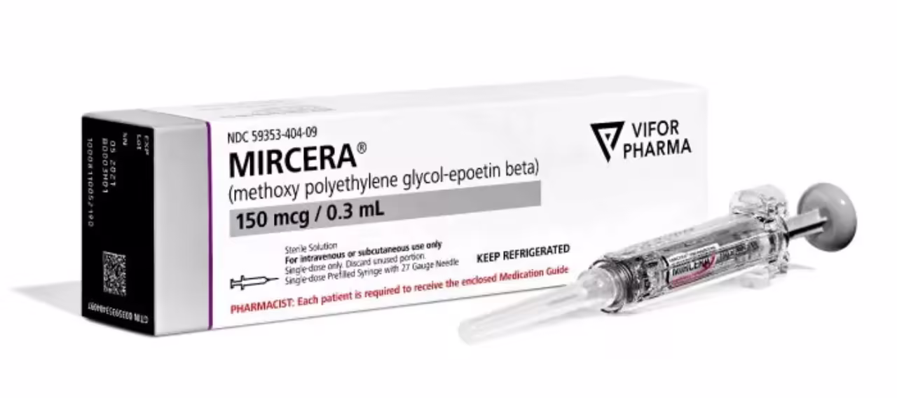 MIRCERA (METHOXY POLYETHYLENE GLYCOL-EPOETIN BETA)